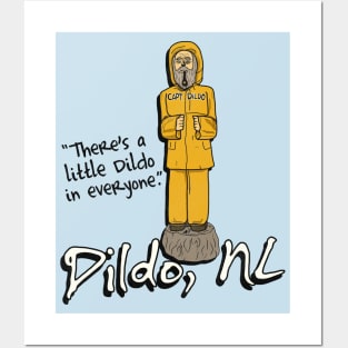 Capt. Dildo Newfoundland Retro Tourist Souvenir Posters and Art